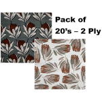 Serviettes, 2 Ply - 33cm - Protea